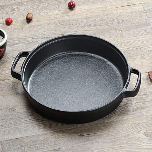 Olla de hierro fundido hecha a mano con tapa de madera miniatura 6
