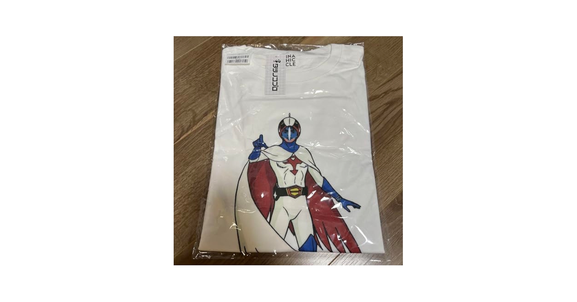 木梨サイクル×ガッチャマン  Tシャツ Lサイズ 白 Tシャツ（ガッチャマン×木梨サイクル） | 木梨サイクル
