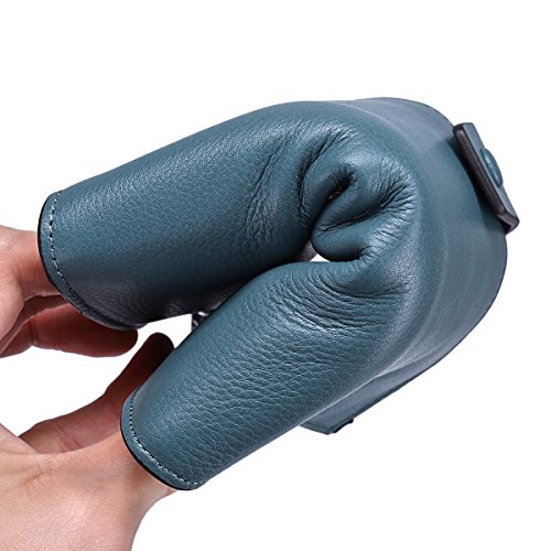 image for Itslife Women's RFID Blocking Large Capacity Luxury Wax Genuine Leathe