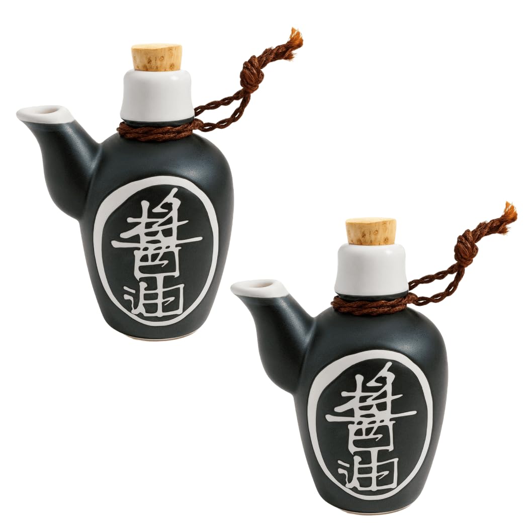 Amazon.com: JapanBargain, Porcelain Soy Sauce Dispenser Bottle