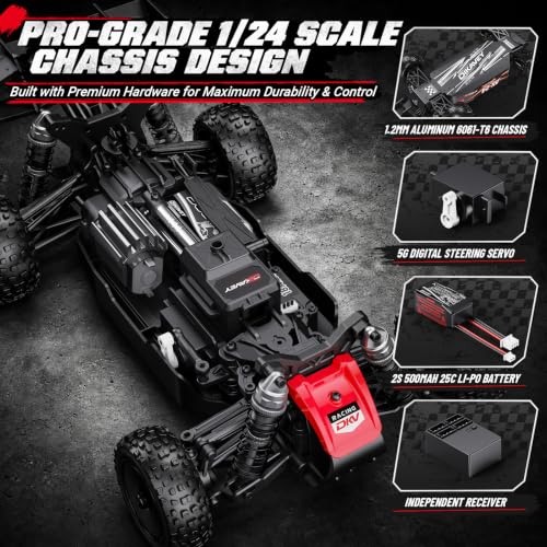 1/24 Scale Carbon Brush 4WD RC Buggy Review How It Boosts Your Remote Control Car Experience - Image 3