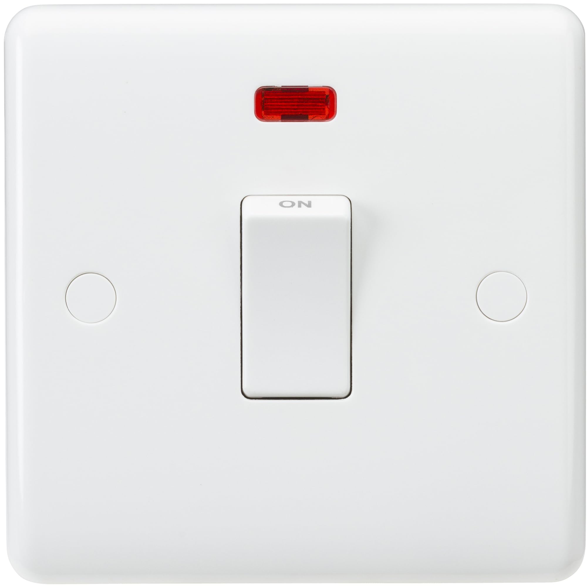 Knightsbridge 20A 1G DP Switch with Neon and Flex Outlet from Base