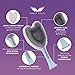 Tangle Angel Detangling Hair Brush - Anti Static Angel Wing Hair Brush with Soft & Flexible Bristle for Straight & Wavy Hair, Women Detangler Brushes for Dry & Wet Hair, Gloss Pink