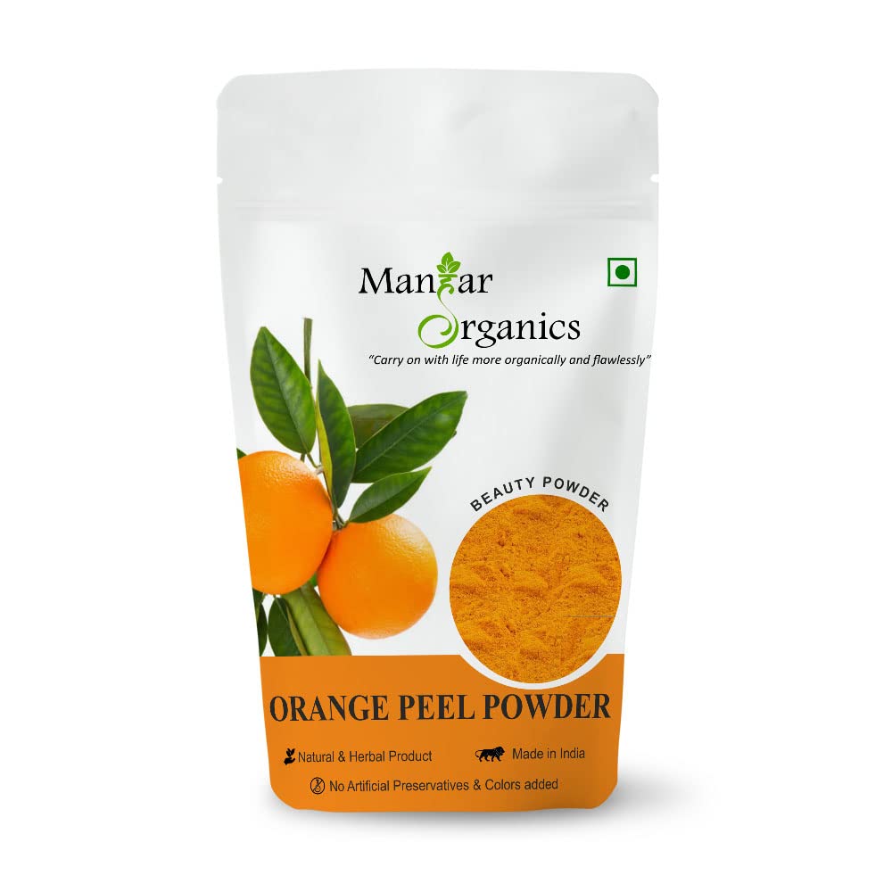Orange Peel Powder for Face Pack 500g| Pure Orange Peel Powder for DIY Face Masks, Ubtan & Skincare | Suitable for All Skin Types-picture-43