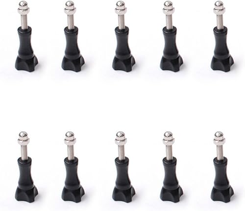 Oumers - Juego de tornillos largos con tapa para pulgar (acero inoxidable, para GoPro AccesoriosMonopod Handhold Stick Mountparabrisas ventosa para