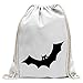 Kiwistar Chauve Souris Fun Sac à Dos Sport Sac de Remise en Forme Gymbag Shopping Coton avec Cordon