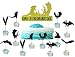 Godzilla Party Supplies - Cake Topper and Cupcake Toppers Set - Happy Birthday Cake Decorations for Kids Boys Girls.