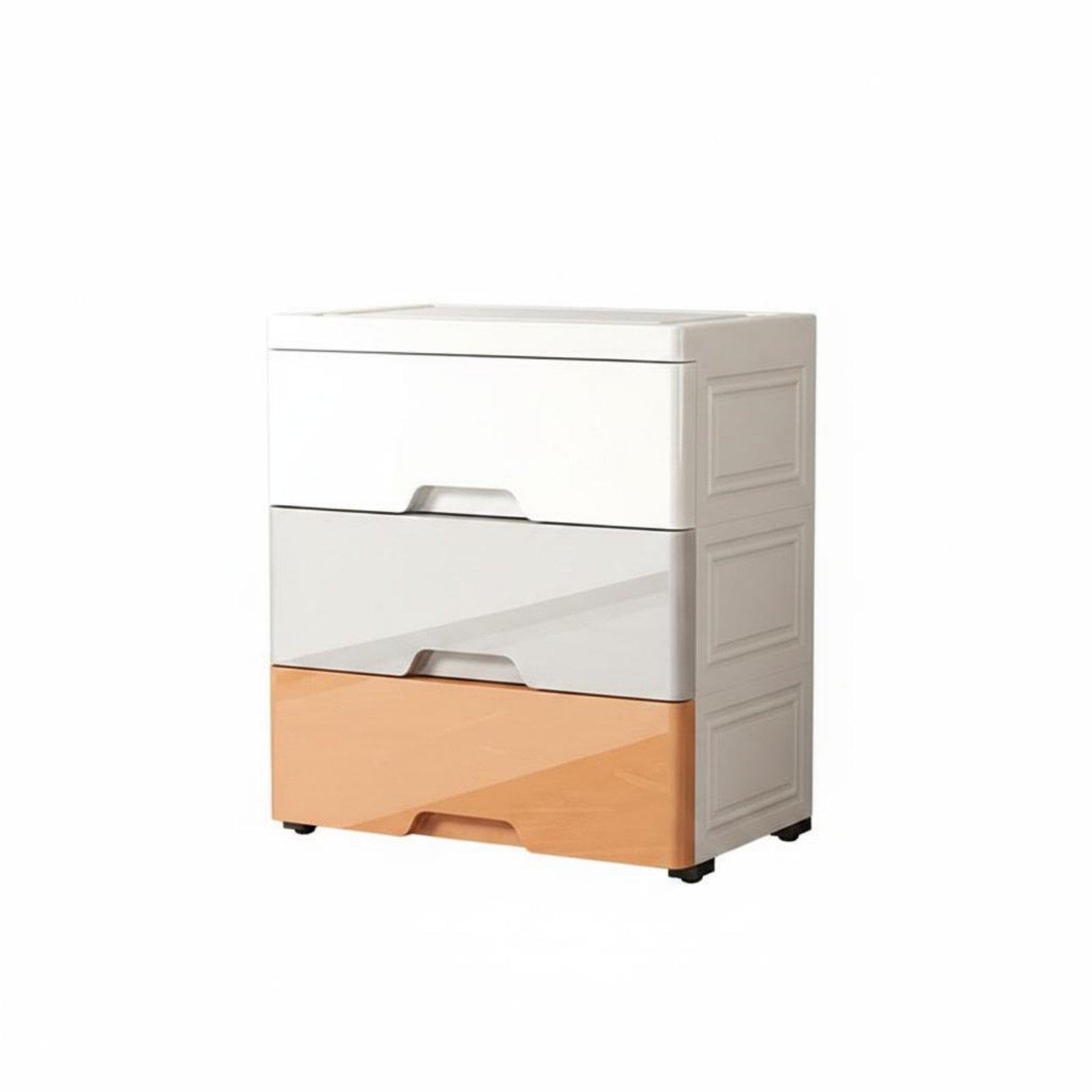 Bedside Storage Cabinet Modern Simple Style Multi-Layer Drawer Cabinet High Capacity Freestanding Drawer Organizer for Bedroom, Living Room, Closet Morandi 36cm-3tier-image-32
