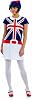 Fun Shack FN4333 Costume, Women, Mod Girl, Small