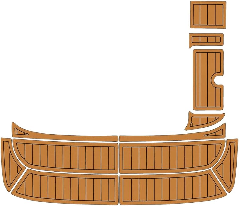 ZVZ Boat Deck Mat 2017-2024 Bayliner VR5 Swim Platform SeaDeck Marine Boat Flooring