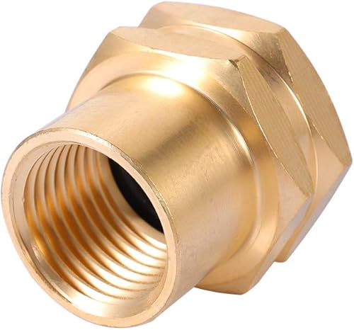 Miniatura 7 de Adaptador de manguera de jardín, 34 pulgadas GHT macho x 34 pulgadas NPT macho con conector macho de 34 pulgadas GHT hembra x 34 pulgadas NPT macho,