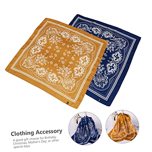 GALPADA 2 Unidades lenço decoração de dormir de cabelo cachecol quadrado pequeno acessórios fashions