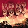 Over'N'Over Reusable Glass Etching Stencils Durable Self-Stick Designs for Glass, Mirrors, and Ceramics with Armour Etch Cream 5 x 8 Stencil Sheet - Christmas Ornaments 2
