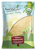 Food to Live Organic KAMUT Khorasan Wheat Flour, 10 Pounds Stone Ground Powder, 100% Whole Grain Meal, Non-GMO, Kosher, Bulk