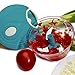BERELA HOME Mini Picadora Manual Xtrem -3, Picadora Manual de Verduras y Alimentos de 500ml, Cortador de verdura con 3 Cuchillas de Acero Inoxidable con Base Antideslizante