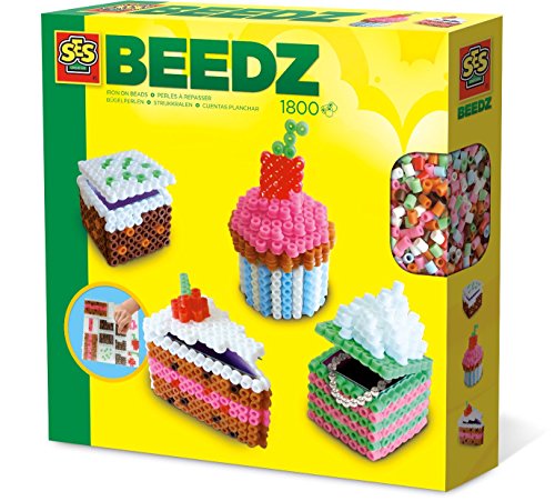 Preisvergleich Produktbild SES Creative 06258 Beedz Bügelperlen 3D Kuchen