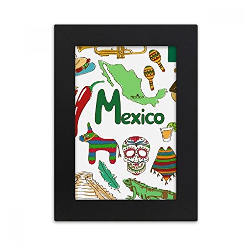 Cadre Mexique noir et multicolor qualité premium - 2