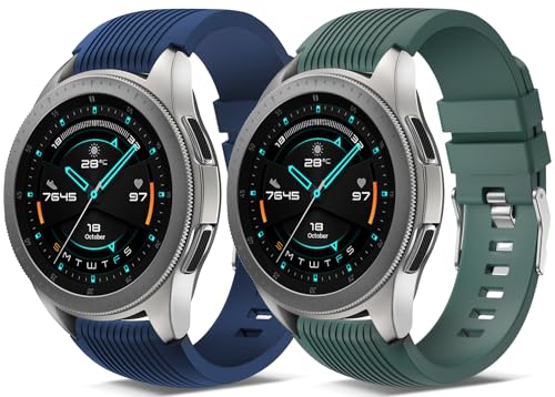 22mm Correas Compatibles con Samsung Galaxy Watch 46mm/Galaxy Watch 3 45mm/Huawei GT 2 46mm/Samsung...