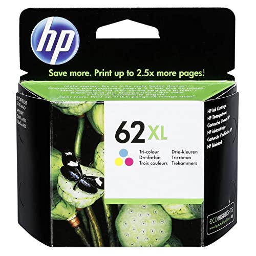 HP 62XL - Hohe Ergiebigkeit - Farbe (Cyan, Magenta, Gelb)