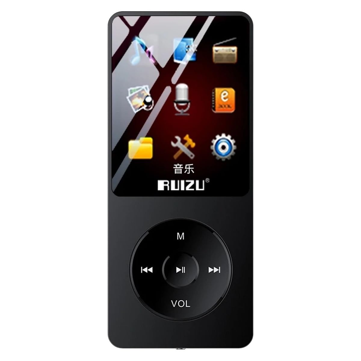 X02 MP3 Music Player 16GB Portable Sport with 1 8 Inch Screen Support FiM Raydi0 E-Book Clock Recorder