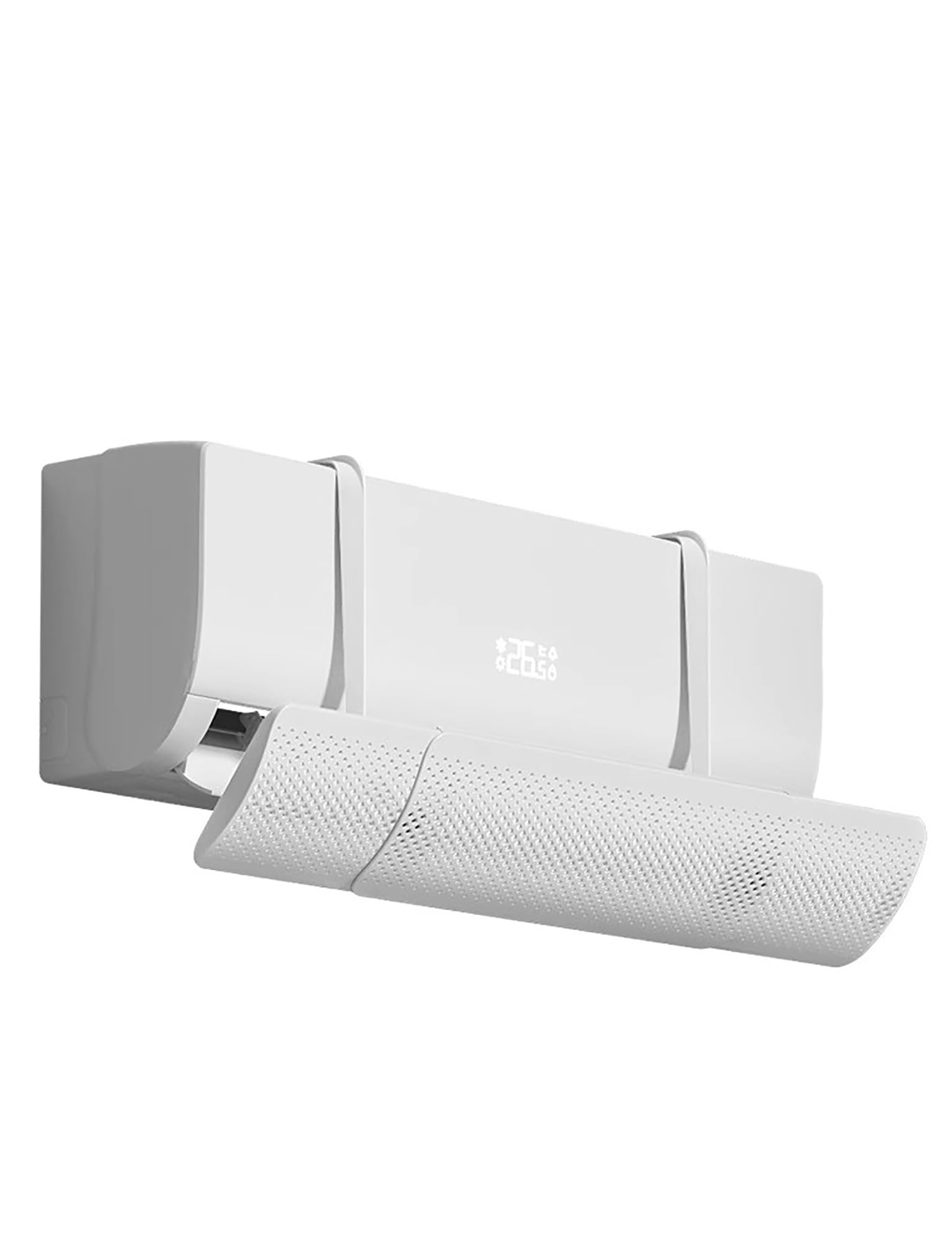 Ecwtpndf One Color Air Conditioner Wind Deflector, Wall-Mounted Air Conditing Deflector Telescopic Multiple Sizes