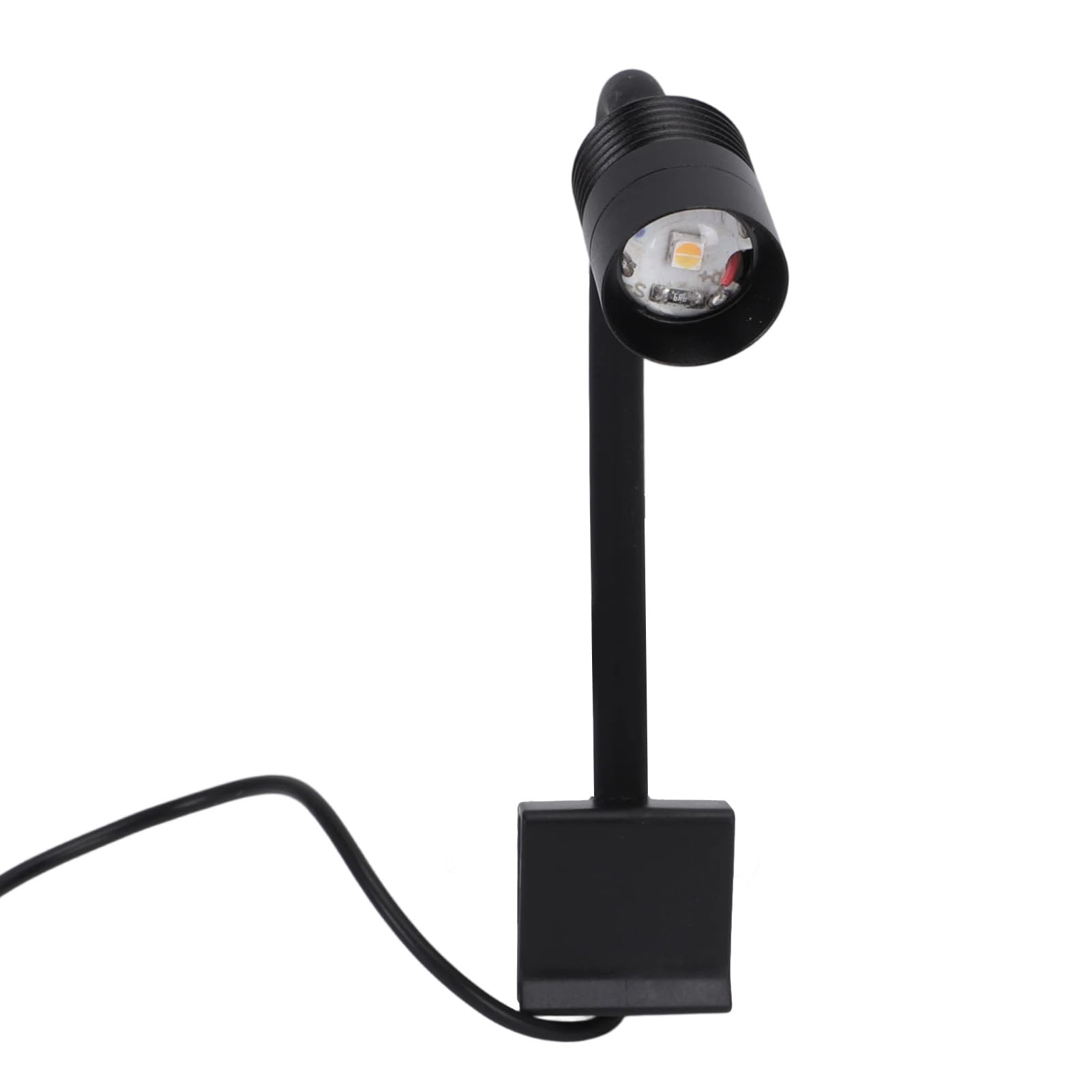 Oreilet Aquarium Spot Light, USB Clip On LED Fish Spotlight, 3 Color Lighting Adjustable IP65 Waterproofing for Planted Fish Aquariums