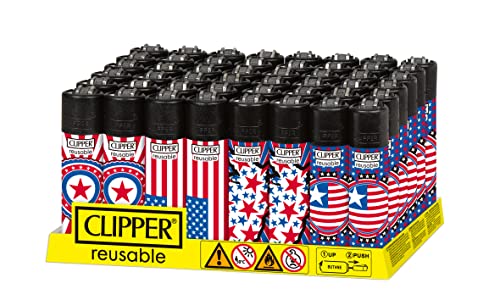 Encendedor Clipper Pack 48 unidades National Stars miniatura 1