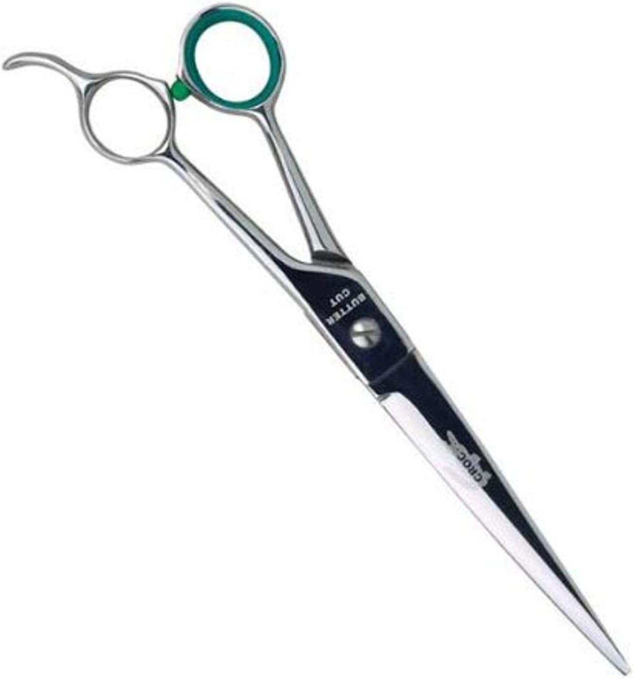 Geib Stainless Steel Crocodile Curved Pet Grooming Shears, 8-1/2-Inch