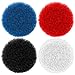 Cabilock 4 Pcs Électrique Perceuse Gommage Brosse Ronde Perceuse Électrique Épurateur Pièces Détachées Tête Coussin pour Tuile Contre Douche Plancher Grill 4 Pouces (Couleur Aléatoire)