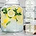 Galssmagic 1 Gallon Glass Jar with Lids,2 Pack Super Wide Mouth Large Mason Jars 128 oz,Glass Gallon Jugs Storage Container for Sun Tea,Kombucha,Storing,Canning