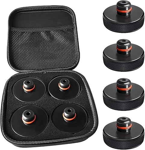 OEMTOOLS 28999 Tesla Jack Pads for Tesla Model Y 3/S/X Jack Pad Protects Battery and Rocker Panels During Lifting Rubber Lift Pad Adapter with Storage Bag