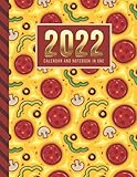 combos snacks calories  2022 Calendar and Notebook In One: Pepperoni Pizza Mushroom Pattern / 8.5x11 Monthly Planner with Note Paper Combo / Large Organizer With Whole Month ... Ruled Lined Sheets / Life Organizing Gift