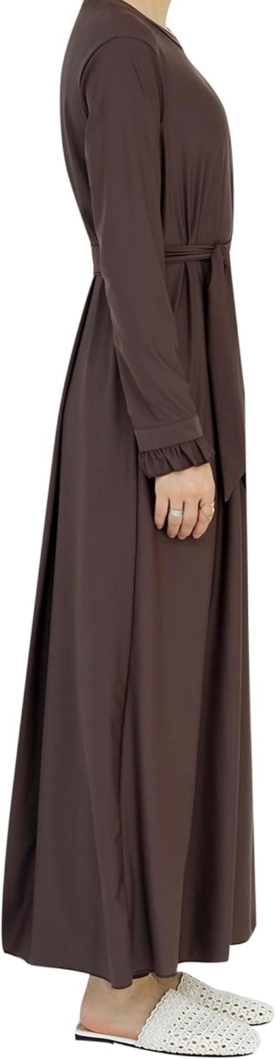 Modest Muslim Swimsuits for Women Long Sleeve Burkini 2-Piece Set Full Coverage Islamic Swimwear Conservative Bathing Suit