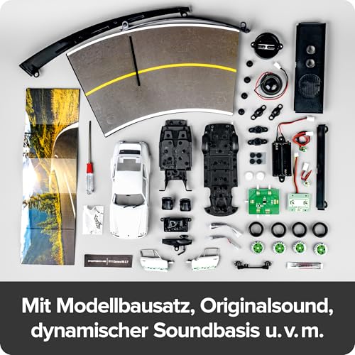 Historische Fotos und Fakten zur Porsche 911 Carrera RS 2.7 im Franzis Build Your Legend Buch ergänzen das...