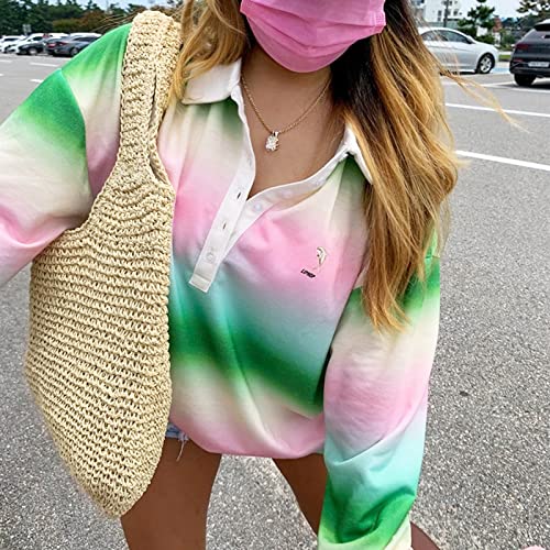 Qtkj Hand-Woven Soft Large Straw Shoulder Bag Boho Straw Handle Tote Retro Summer Beach Bag Rattan Handbag (Beige) #TOP5
