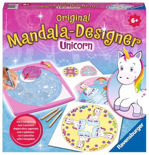 Ravensburger Mandala Designer Unicorn 29703, Zeichnen Lernen für Kinder ab...