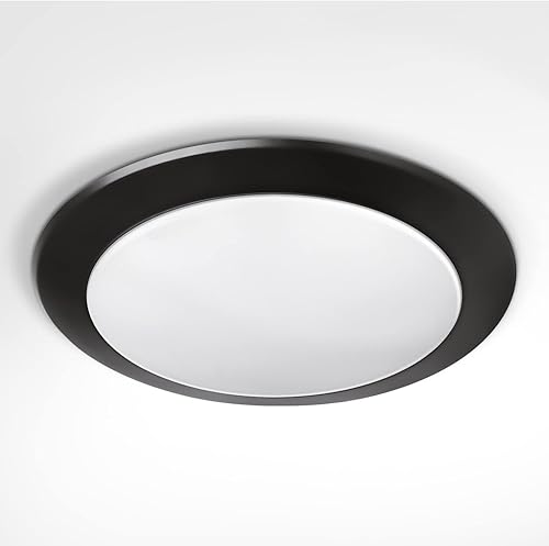 ASD Luces LED de disco de 910 pulgadas  3000 K blanco cálido, 20 W 1500 LM, CRI 90+  Luz de techo regulable de perfil bajo, accesorio de iluminación