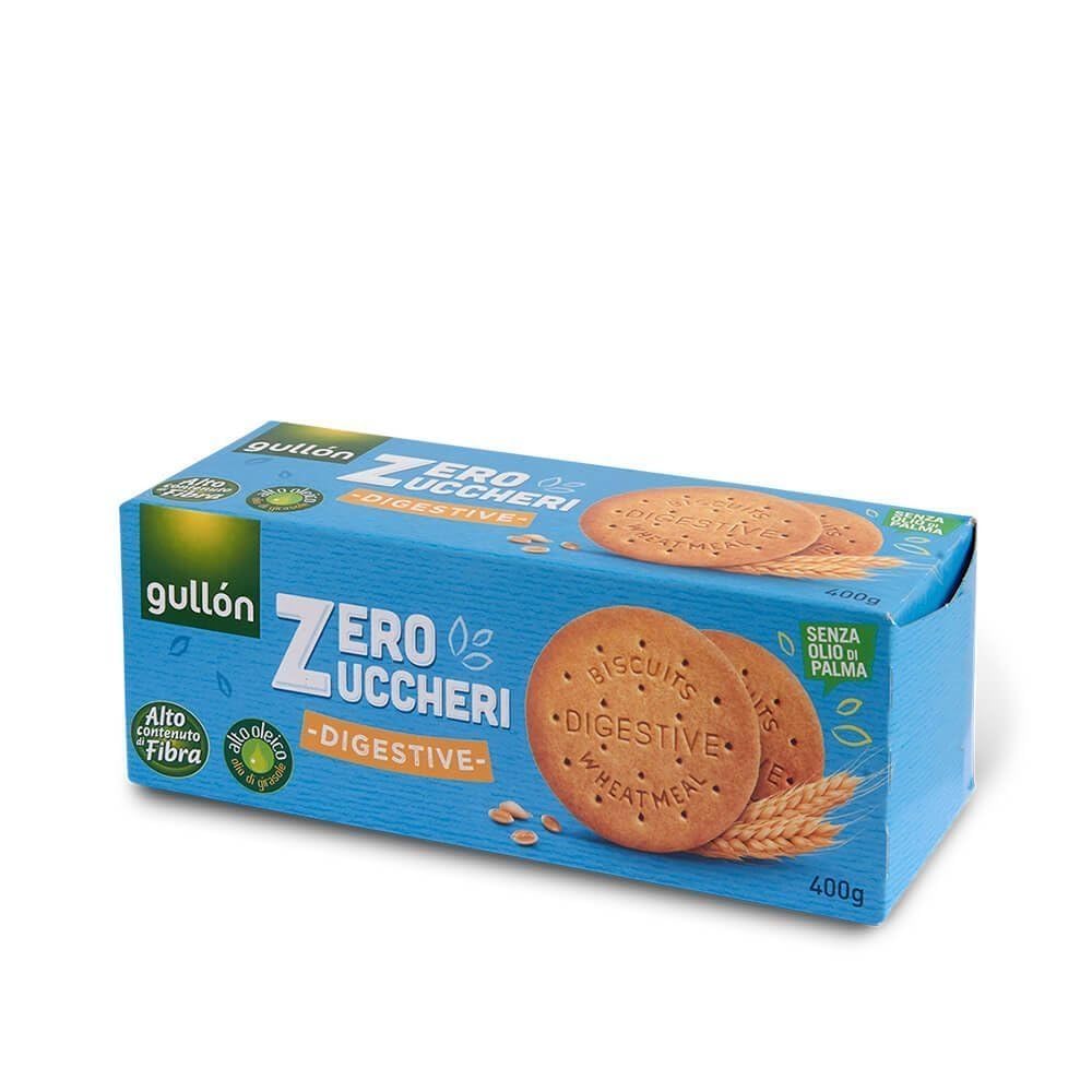 Italian Gourmet Bundle Biscuits Digestifs Sans Sucres 15 x 400 g + Italian Gourmet Polpa 400 g, biscuits riches en fibres sans huile de palme, biscuits type digestive à l’huile de tournesol oléique