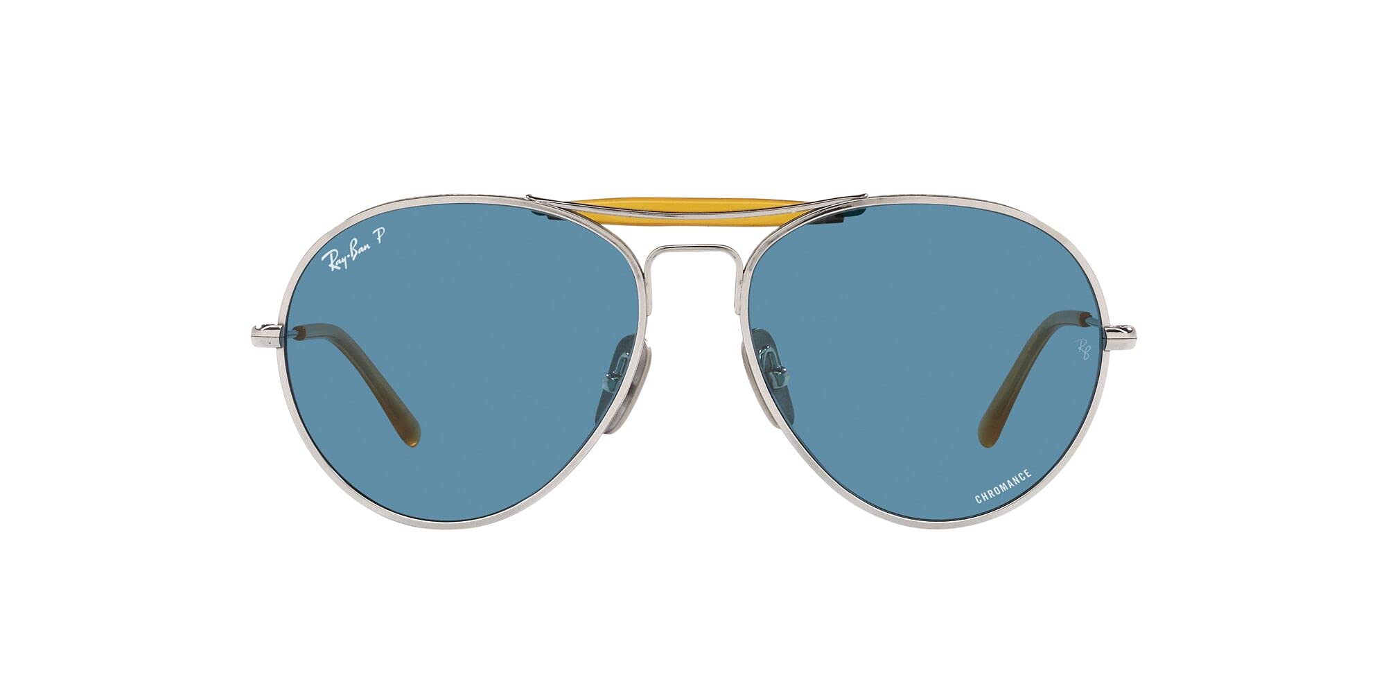 Ray-Ban Unisex Rb8063 Titanium Aviator Sunglasses