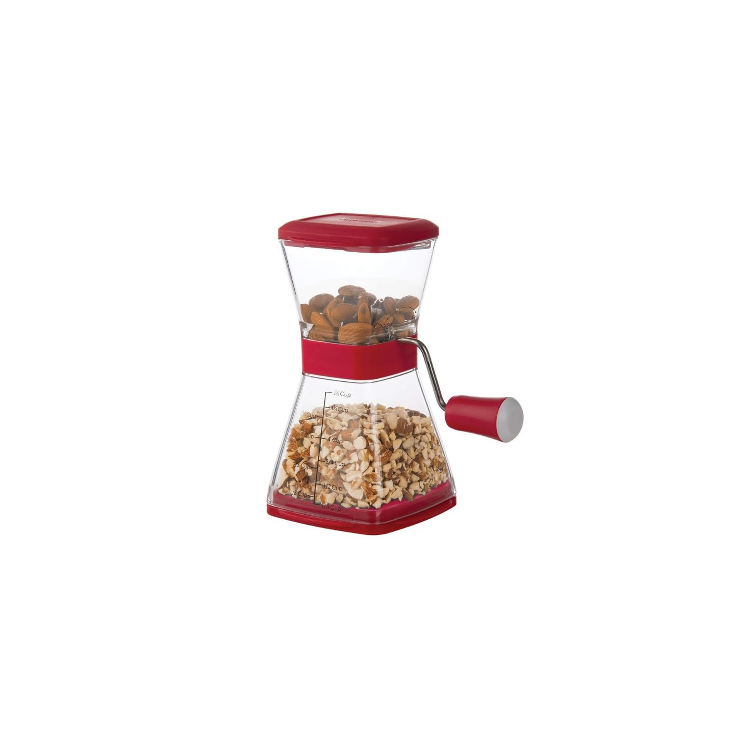 Smart Chilli & Dry Fruit Cutter with Stainless Steel Blade Manual Badam Onion & Vegetable Chopper Machine Multipurpose Kitchen Gadget for Nuts Chilli & Food Preparation (Pack of 1)-image-34