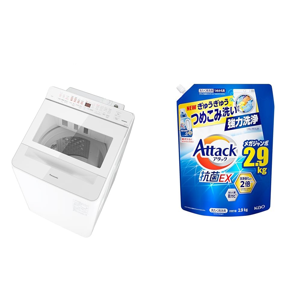 Amazon | アタック 【大容量】抗菌EX 洗濯洗剤 つめかえ用 2900g +
