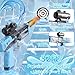 Electric Water Blaster with LED Flame Nozzle, 500ml Large Capacity Tank, 32ft Shooting Range, BPA-Free Outdoor Battle Game Toy