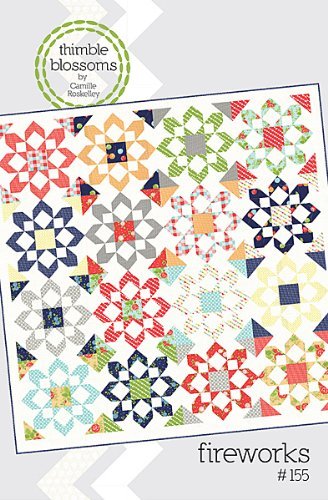 Thimble Blossoms Fireworks Pattern Quilting Sewing Fabric TB 155G