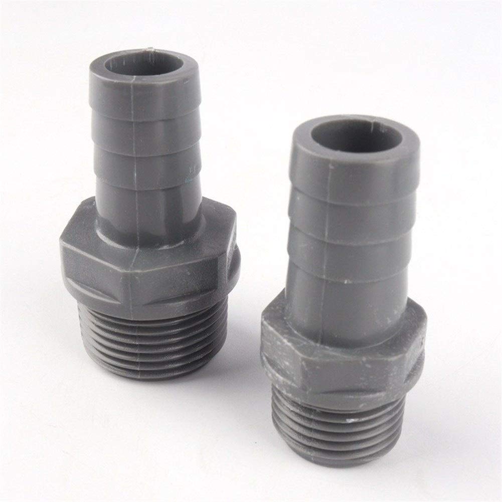 Accesorios para tuberías de riego, Accesorios de tubería 50 Uds riego PVC 1/2-3/4 "Rosca 8-16mm Conectores Acuario Manguera latón