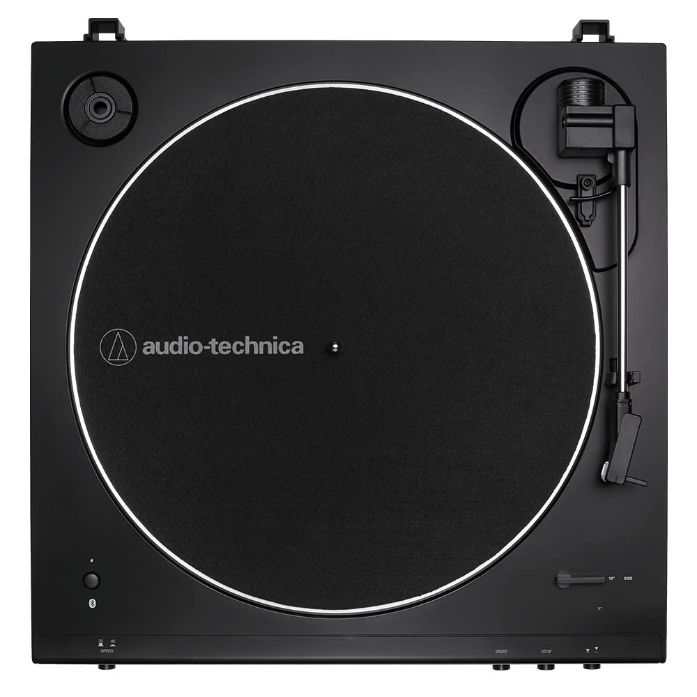 Audio-Technica LP60XBTWH Platine Vinyle sans Fil à Entraînement par Courroie Automatique