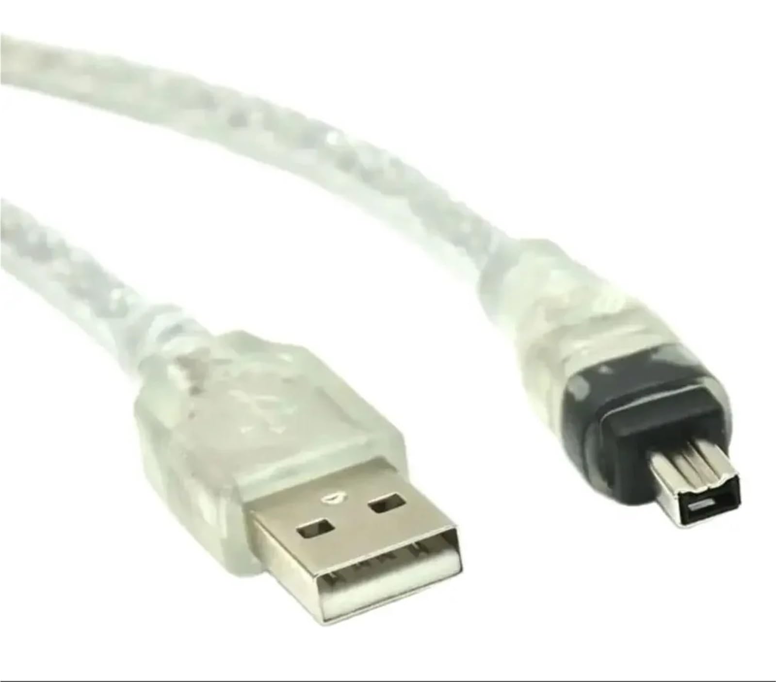 Firewire IEEE 1394 6 pin maschio a USB 2.0 4pin maschio, cavo adattatore convertitore dati cavo per fotocamera DV Acquisition Card (USB-1394 6pin)