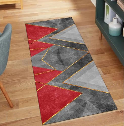 Alfombra para pasillo roja de 70x300 cm que transforma tu hogar con calidez y estilo 2