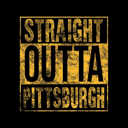 Ugp Campus Apparel Straight Outta Pittsburgh T-Shirt - X-Large - Black #TOP1