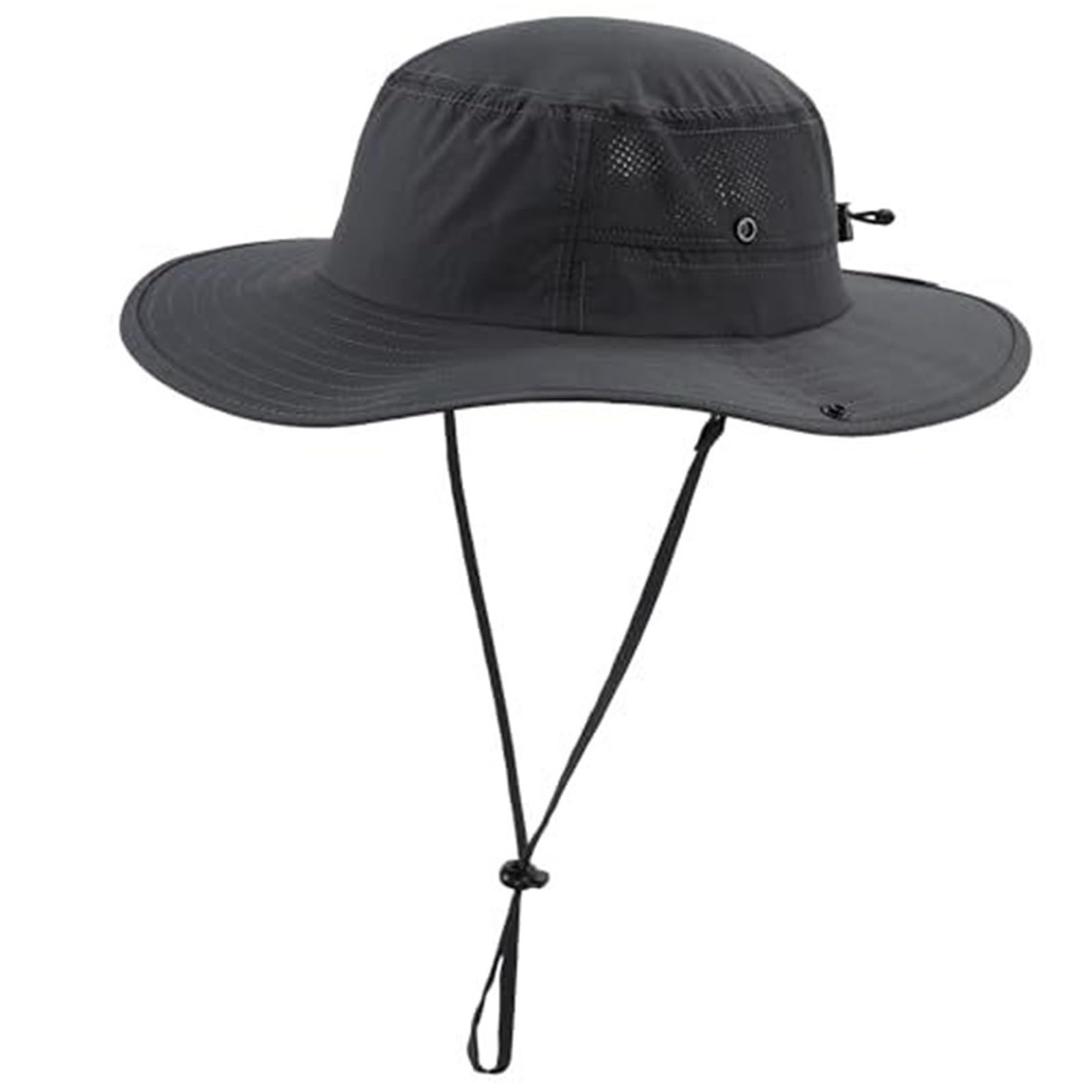 Connectyle UPF50+ Mens Sun Hat Wide Brim Adjustable Womens U/V Protection Beach Bucket For Fishing Hiking Snap Up Cowboy