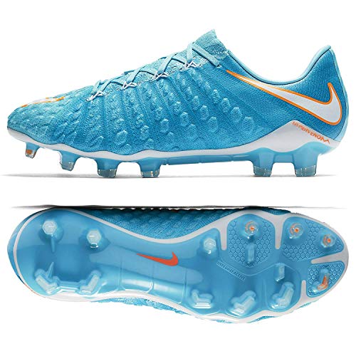 Nike Womens Hypervenom Phantom III FG Cleats [Polarized Blue] (6.5)